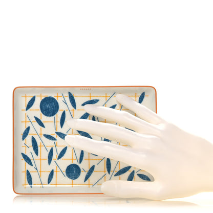 Hermes Porcelain Small A Walk In The Garden Tray 2 of 7