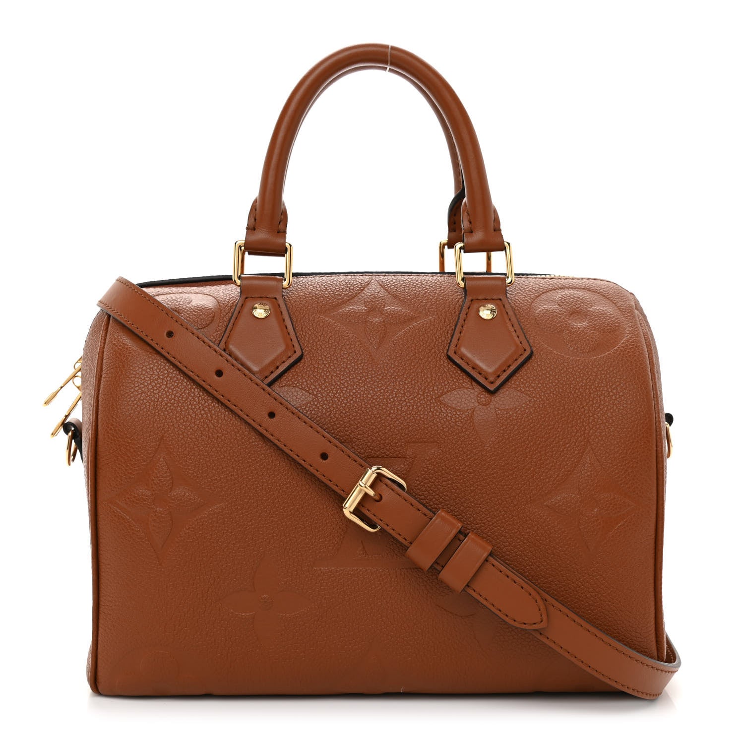 Louis Vuitton Empreinte Monogram Giant Speedy Bandouliere 25 Cognac 1 of 7
