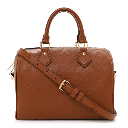 Louis Vuitton Empreinte Monogram Giant Speedy Bandouliere 25 Cognac 1 of 7