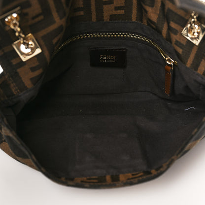 Fendi Zucca Maxi Baguette Bag Tobacco 5 of 11