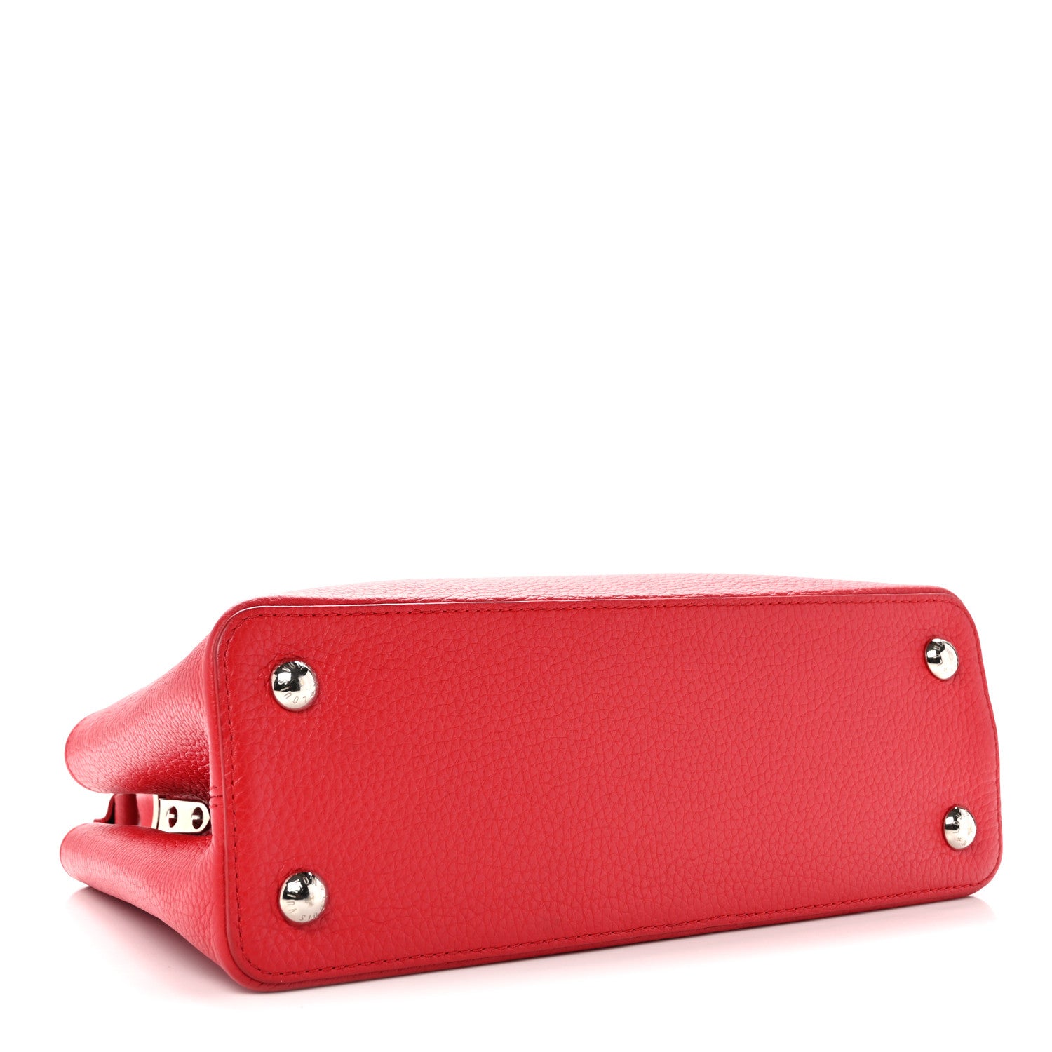 Louis Vuitton Taurillon Capucines PM Rubis 4 of 12