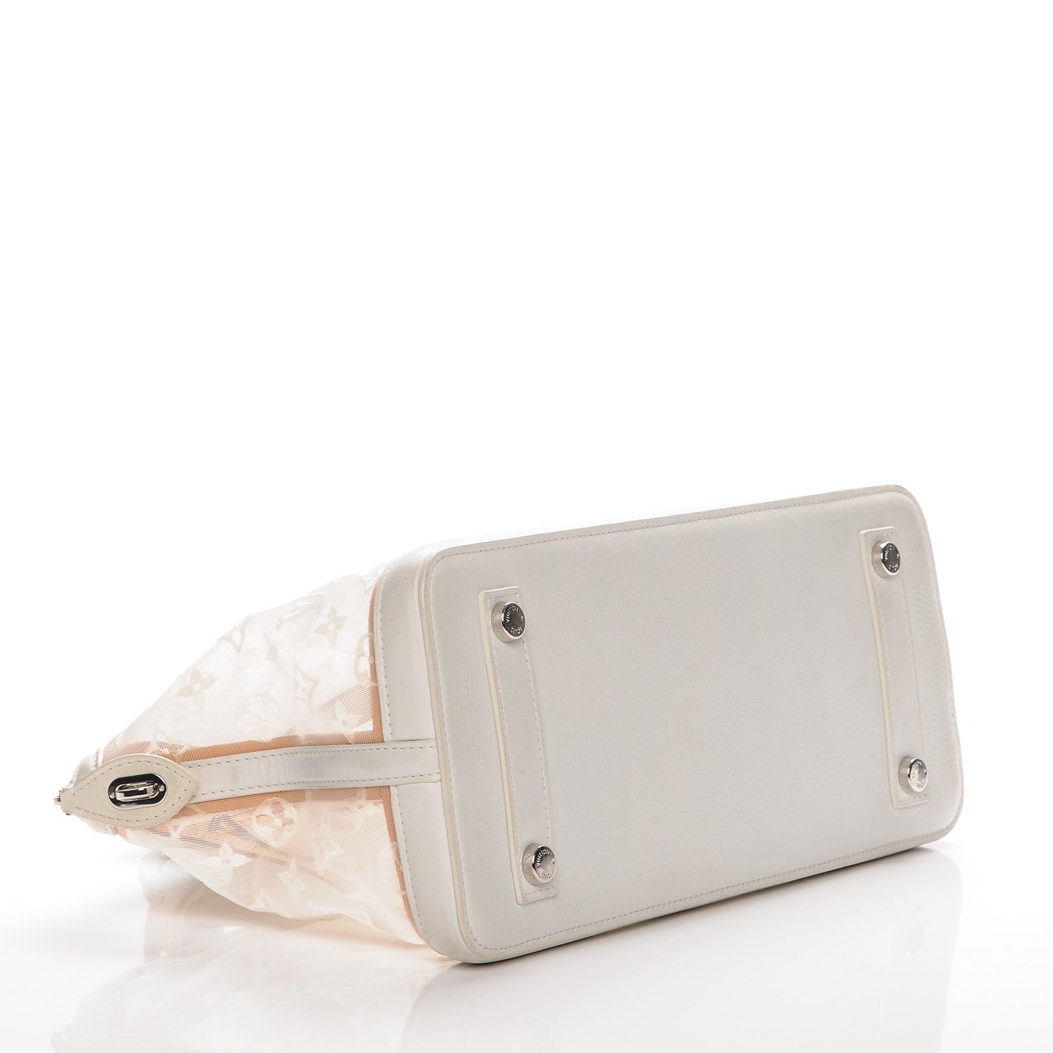 Louis Vuitton Monogram Transparence Lockit East-West White 4 of 10