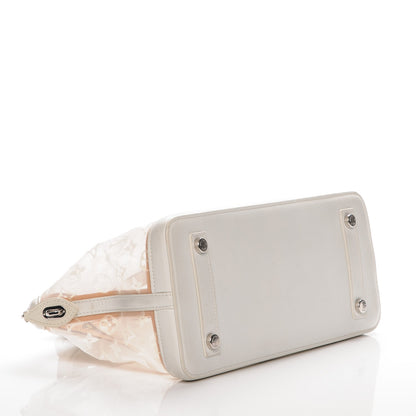 Louis Vuitton Monogram Transparence Lockit East-West White 4 of 10