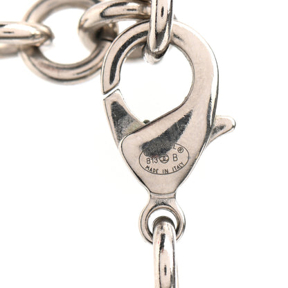 Chanel Graduated Pearl Crystal CC Long Necklace Silver 6 of 6