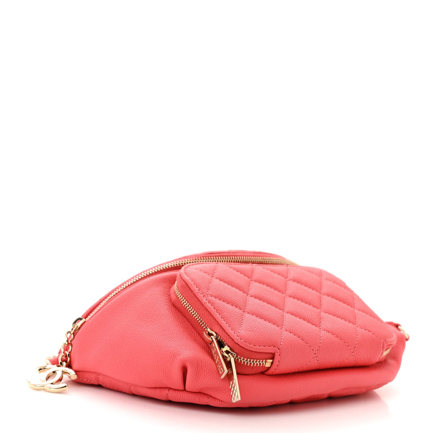 Chanel Caviar Quilted Business Affinity Waist Belt Bag Pink 4 of 10