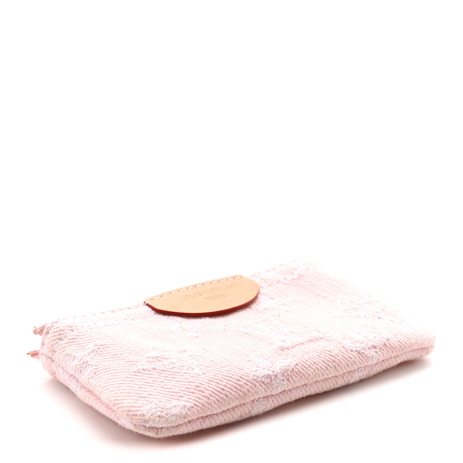 Louis Vuitton Monogram Denim Key Pouch Washed Pink 4 of 7