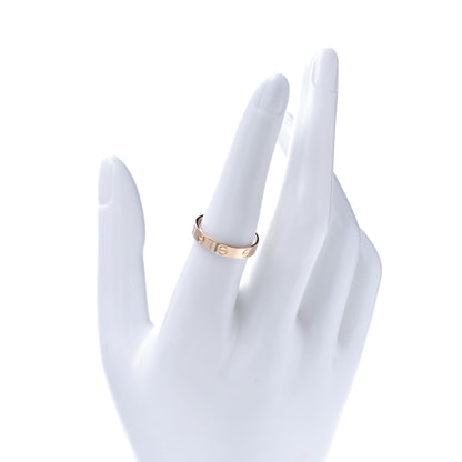 Cartier 18K Yellow Gold 3.5mm LOVE Wedding Band Ring 55 7.25 2 of 6