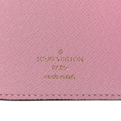 Louis Vuitton Monogram 2021 Christmas Animation Japanese Garden Victorine Wallet Wisteria Pink 8 of 13