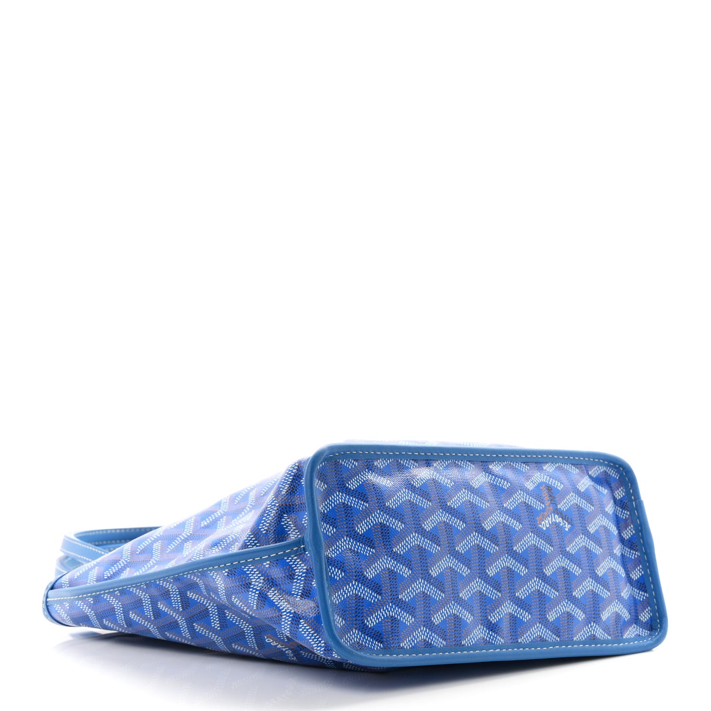 Goyardine Reversible Mini Anjou Sky Blue