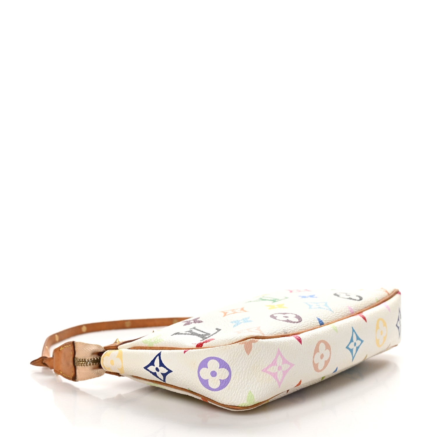Louis Vuitton Monogram Multicolor Pochette Accessories White 4 of 12