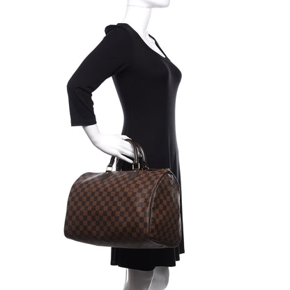 Louis Vuitton Damier Ebene Speedy 35 2 of 10