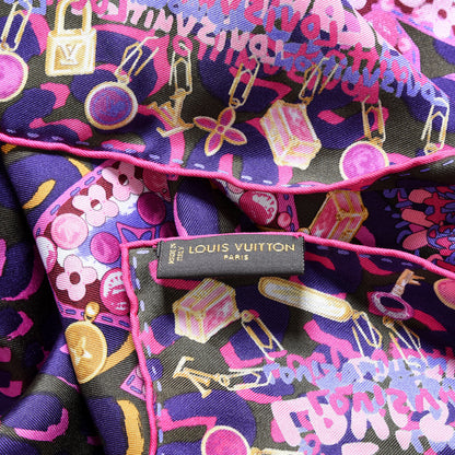 Louis Vuitton Silk Leopard World Square Scarf 3 of 3