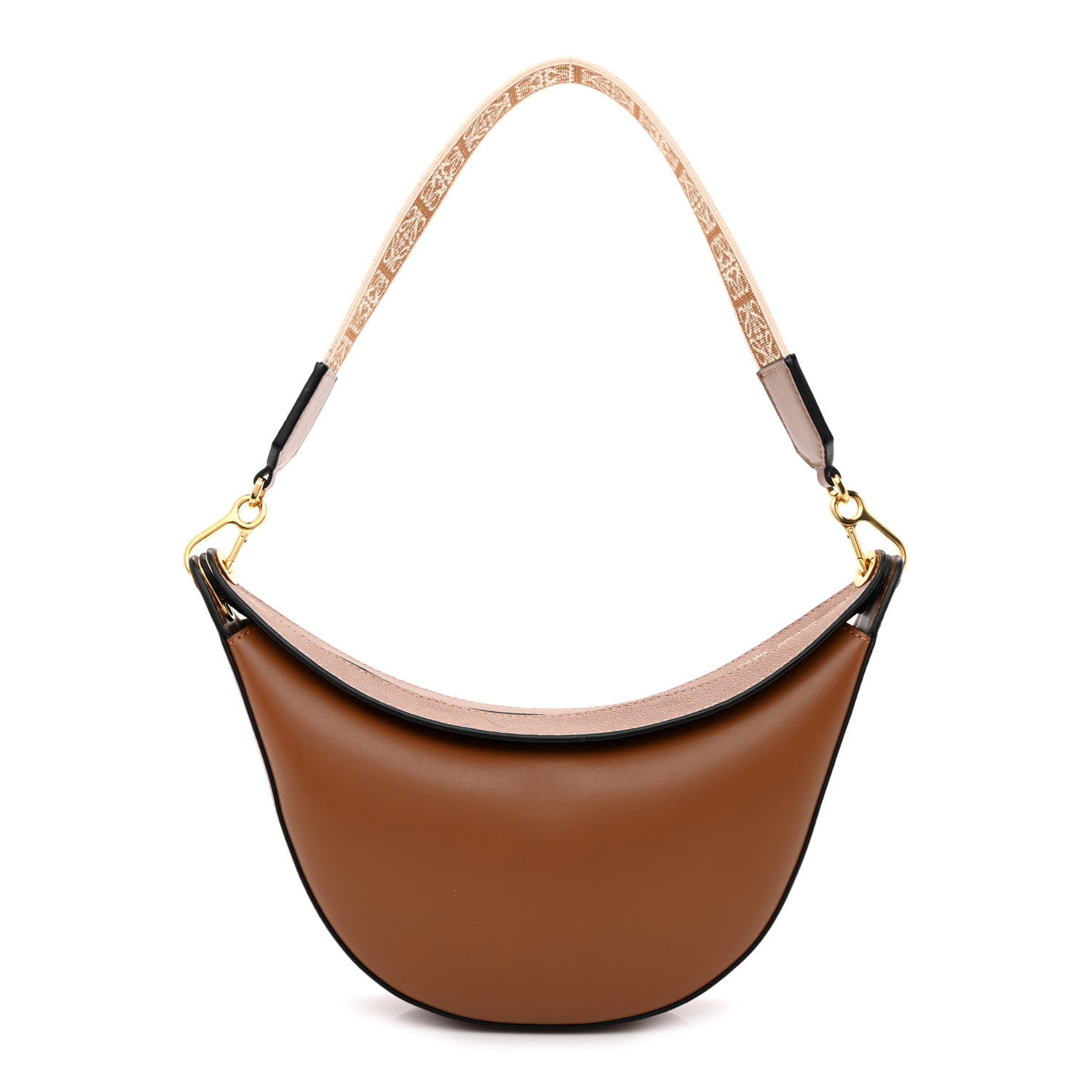 Loewe Satin Calfskin Jacquard Luna Bag Pecan 3 of 12