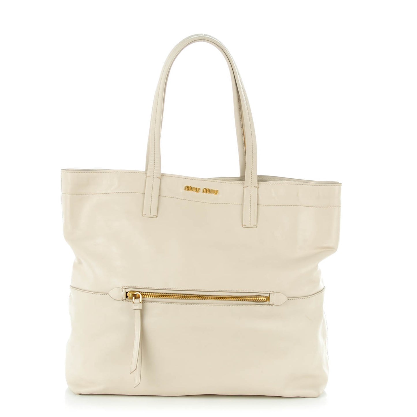 Vitello Soft Calf Shopping Tote Talco