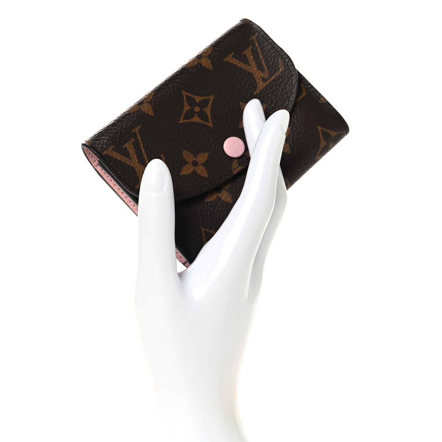 Monogram Rosalie Coin Purse Rose Ballerine