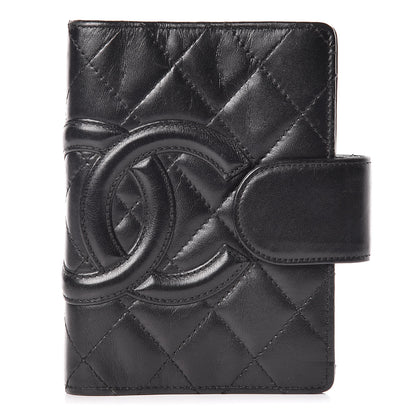 Chanel Calfskin Quilted Small Cambon Agenda Planner Black 1 of 11