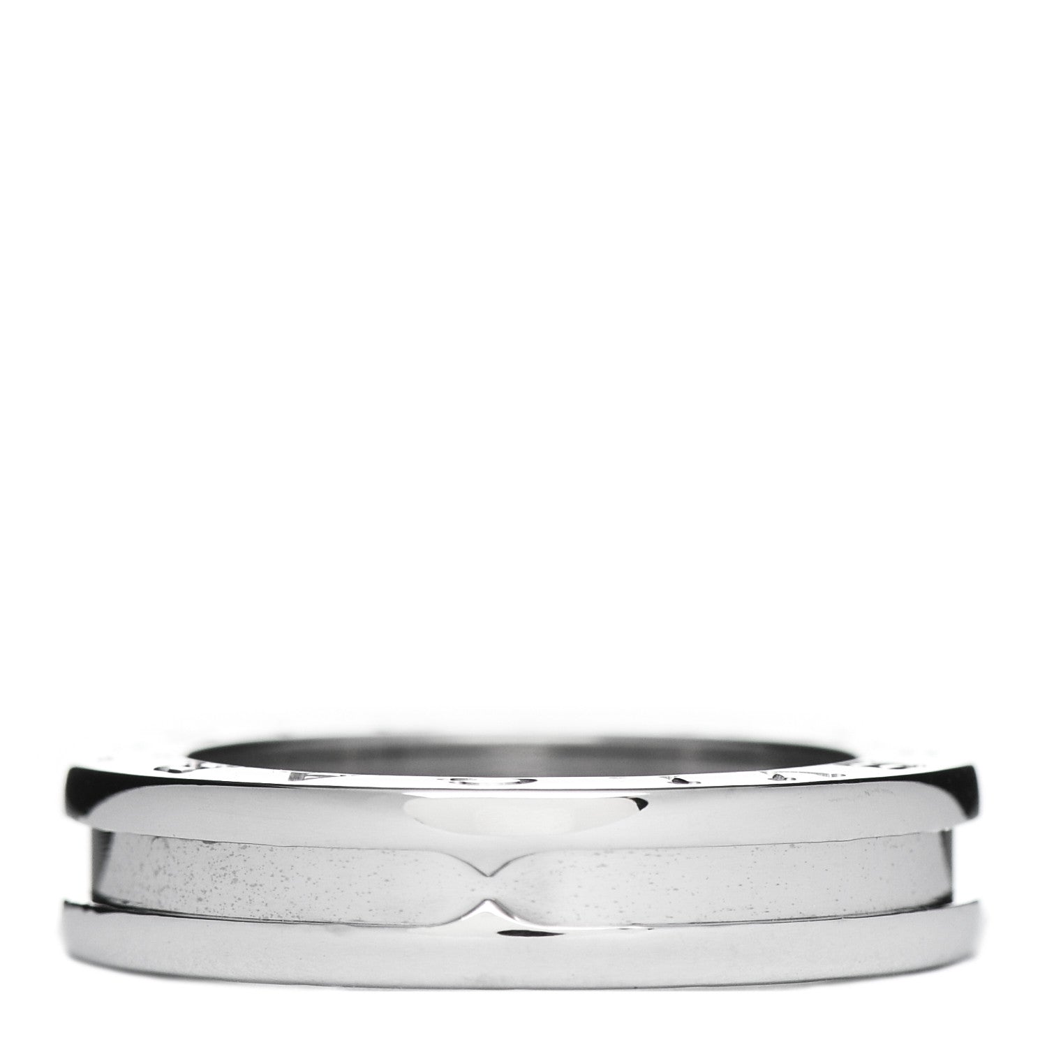Bulgari 18K White Gold B.Zero1 One-Band Ring 50 5.25 3 of 5
