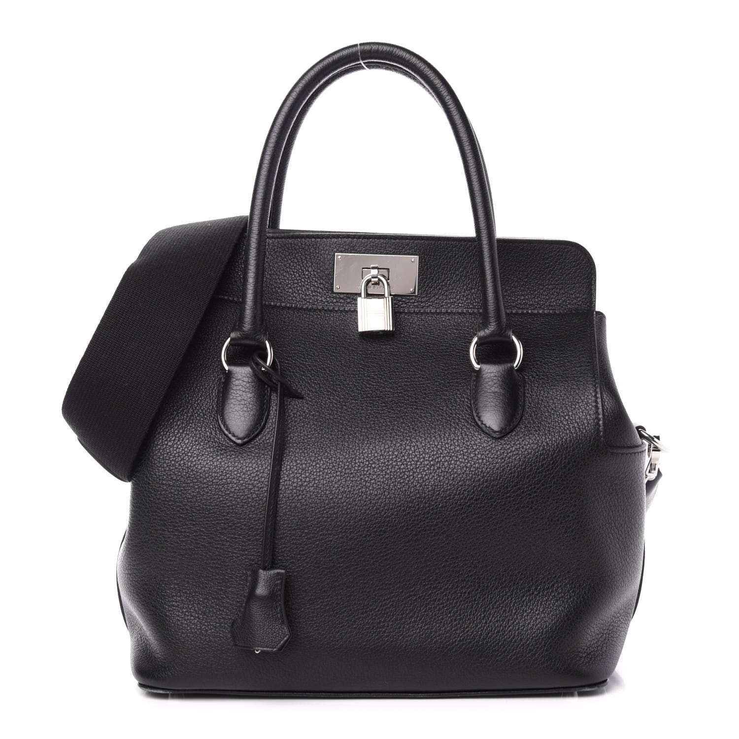 Hermes Evercolor Toolbox 26 Black 694104 – FASHIONPHILE