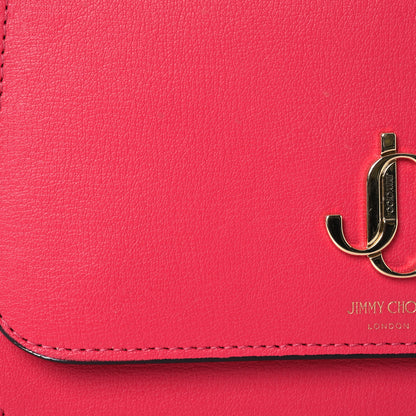 Jimmy Choo Grainy Calfskin Varenne Top Handle Satchel Pink 7 of 13
