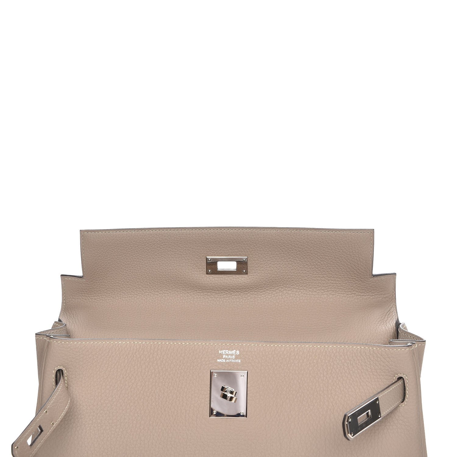 Hermes Togo Kelly Retourne 32 Gris Tourterelle 26 of 31