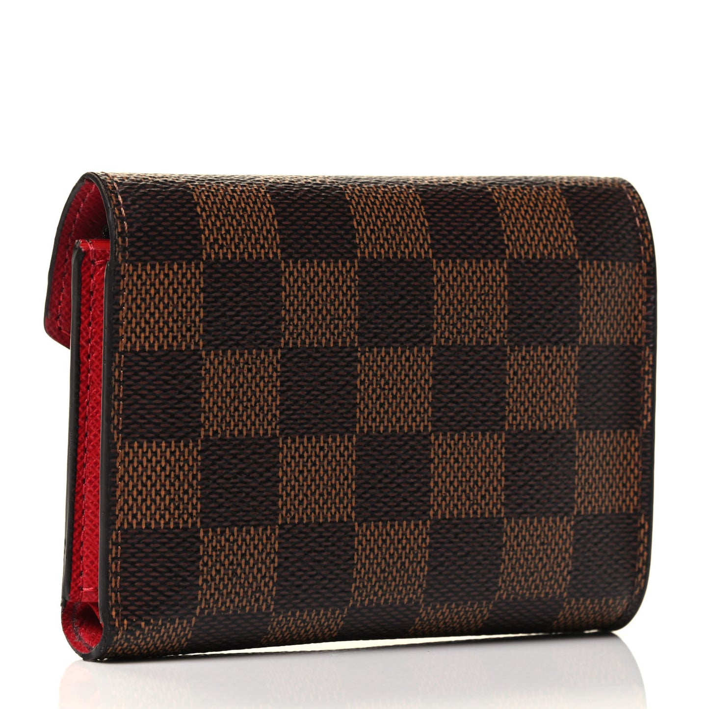 Damier Ebene Victorine Wallet Red