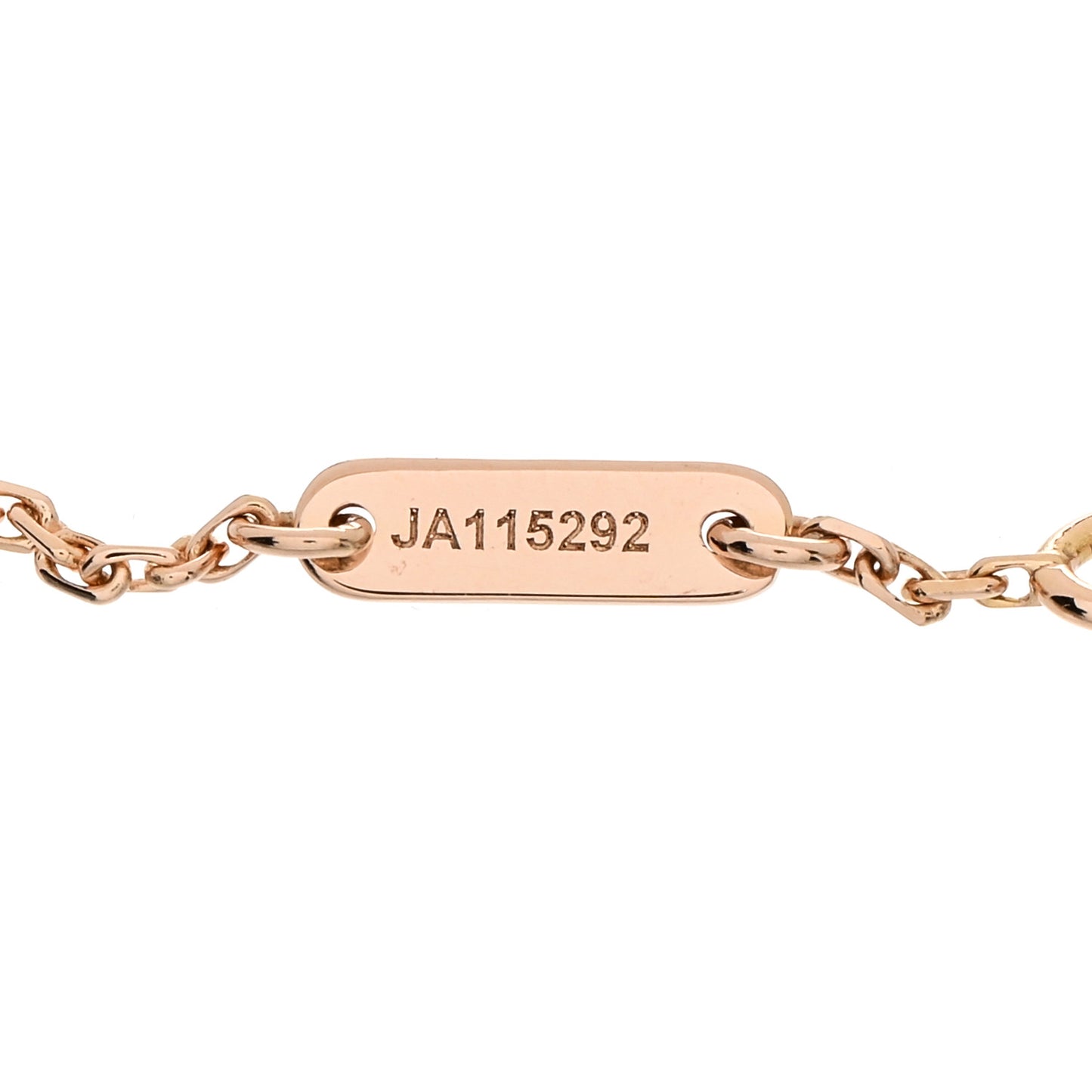 18K Rose Gold Carnelian Sweet Alhambra Bracelet