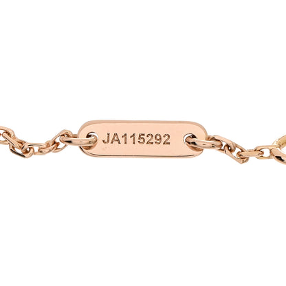 Van Cleef & Arpels 18K Rose Gold Carnelian Sweet Alhambra Bracelet 3 of 5