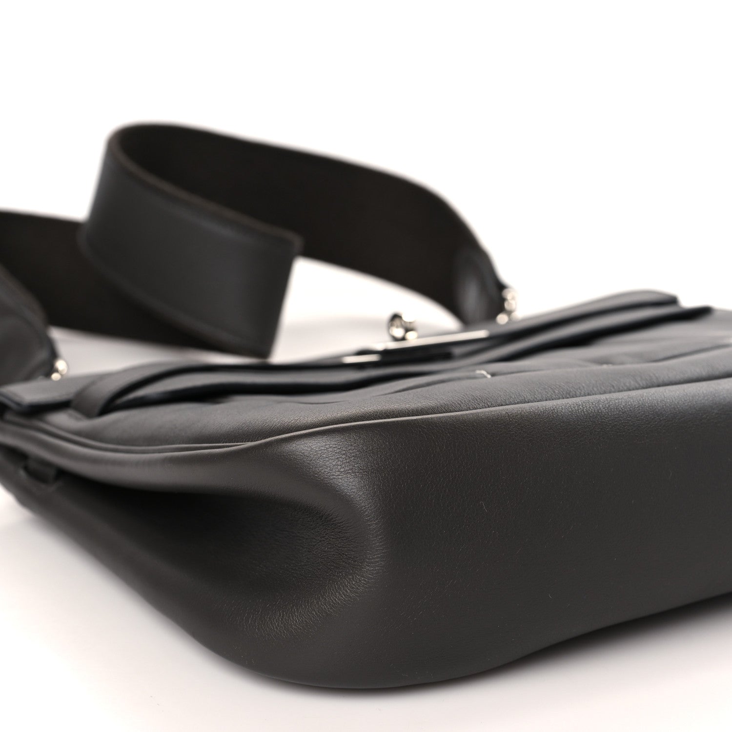 Hermes Veau Swift Sac Berline 28 Graphite Etoupe 8 of 9