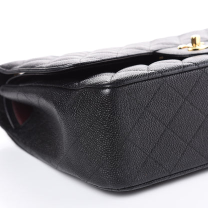 Chanel Caviar Quilted Jumbo Double Flap Black 8 of 9