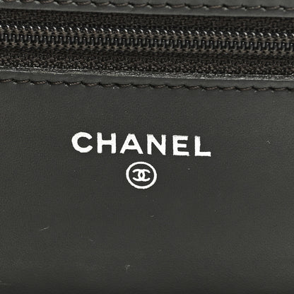 Chanel Caviar Timeless CC Wallet on Chain WOC Grey 6 of 11