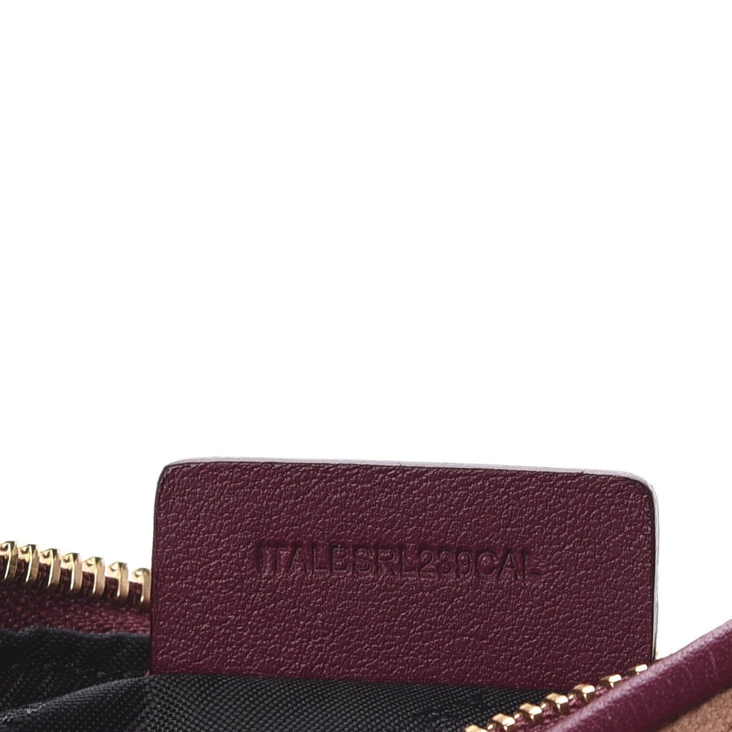 Suede Mirror Embroidered Key Pouch Multicolor