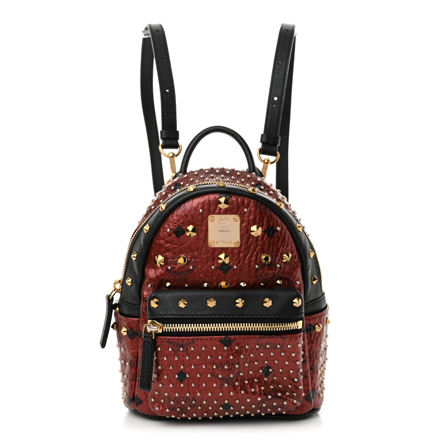 Metallic Visetos Studded X-Mini Bebe Boo Backpack Scooter