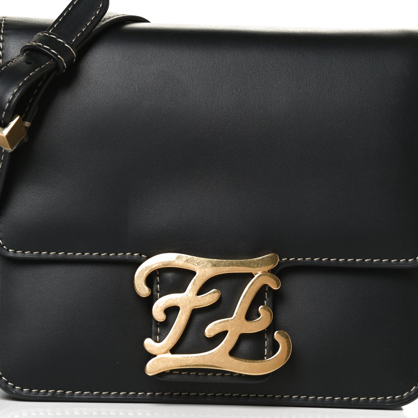 Vitello King Karligraphy Crossbody Bag Black
