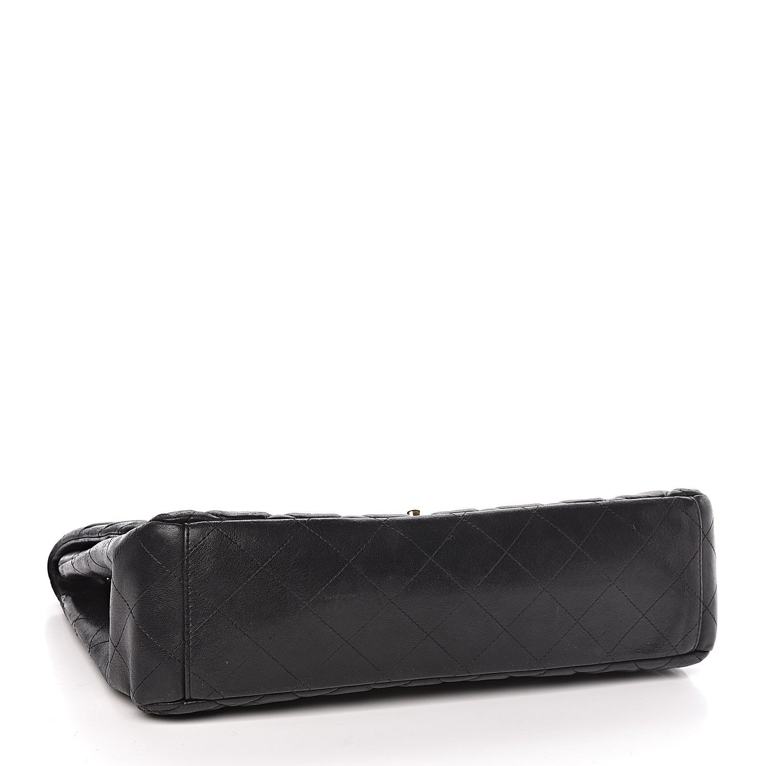 Chanel Lambskin Quilted Maxi Single Flap Black 4 of 13