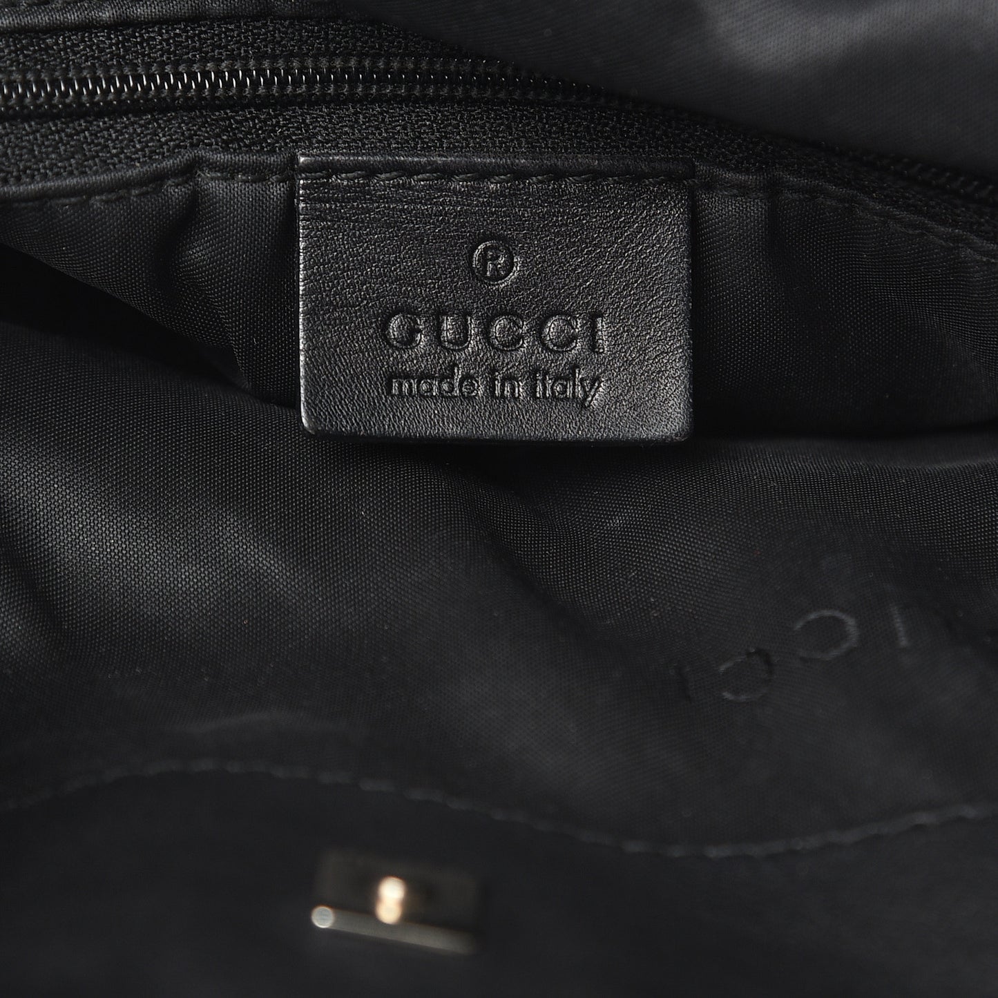 Monogram Bamboo Top Handle Bag Black