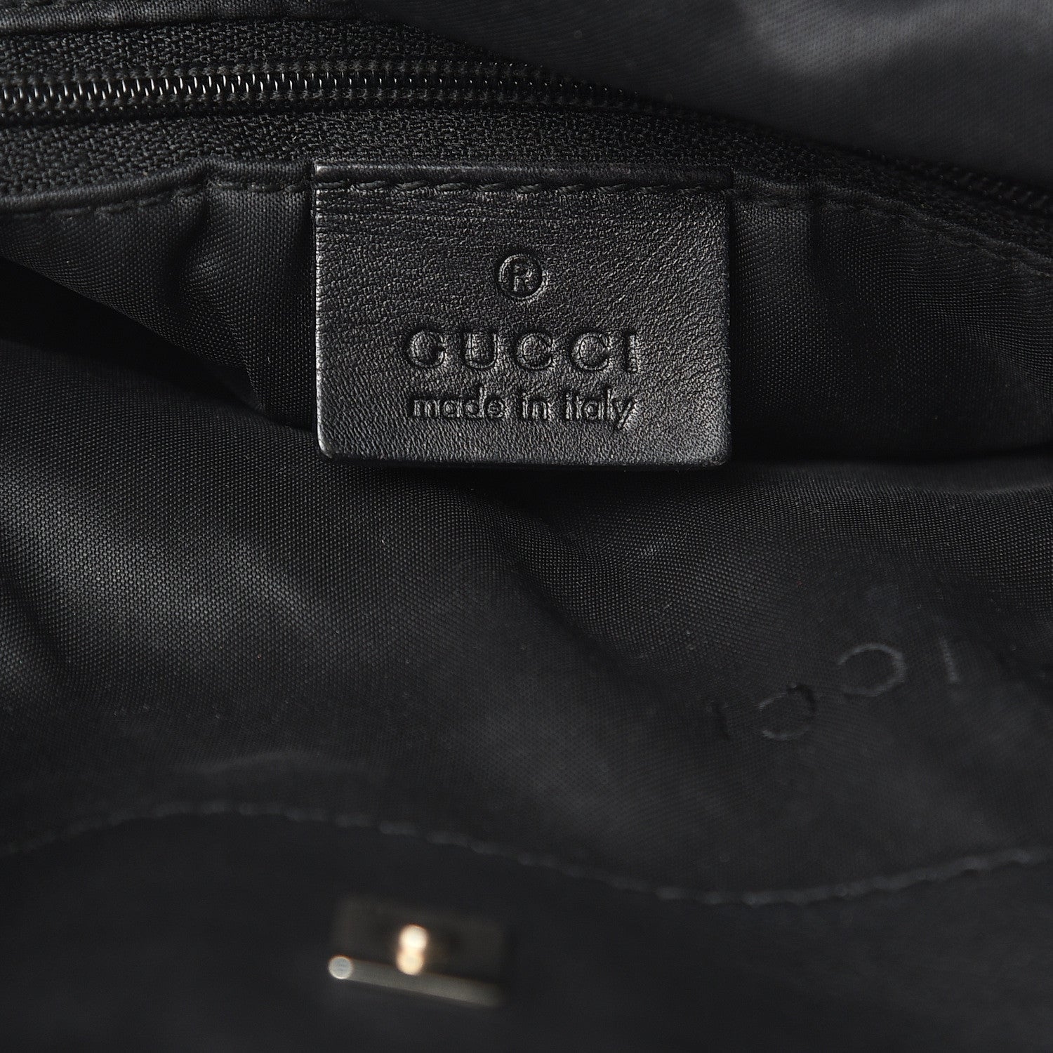 Gucci Monogram Bamboo Top Handle Bag Black 6 of 12