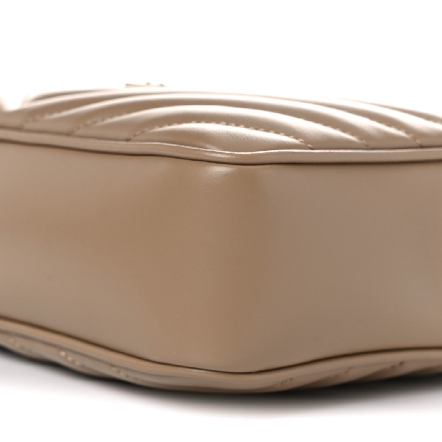 Saint Laurent Calfskin Matelasse Monogram Lou Camera Bag Dark Beige 9 of 11