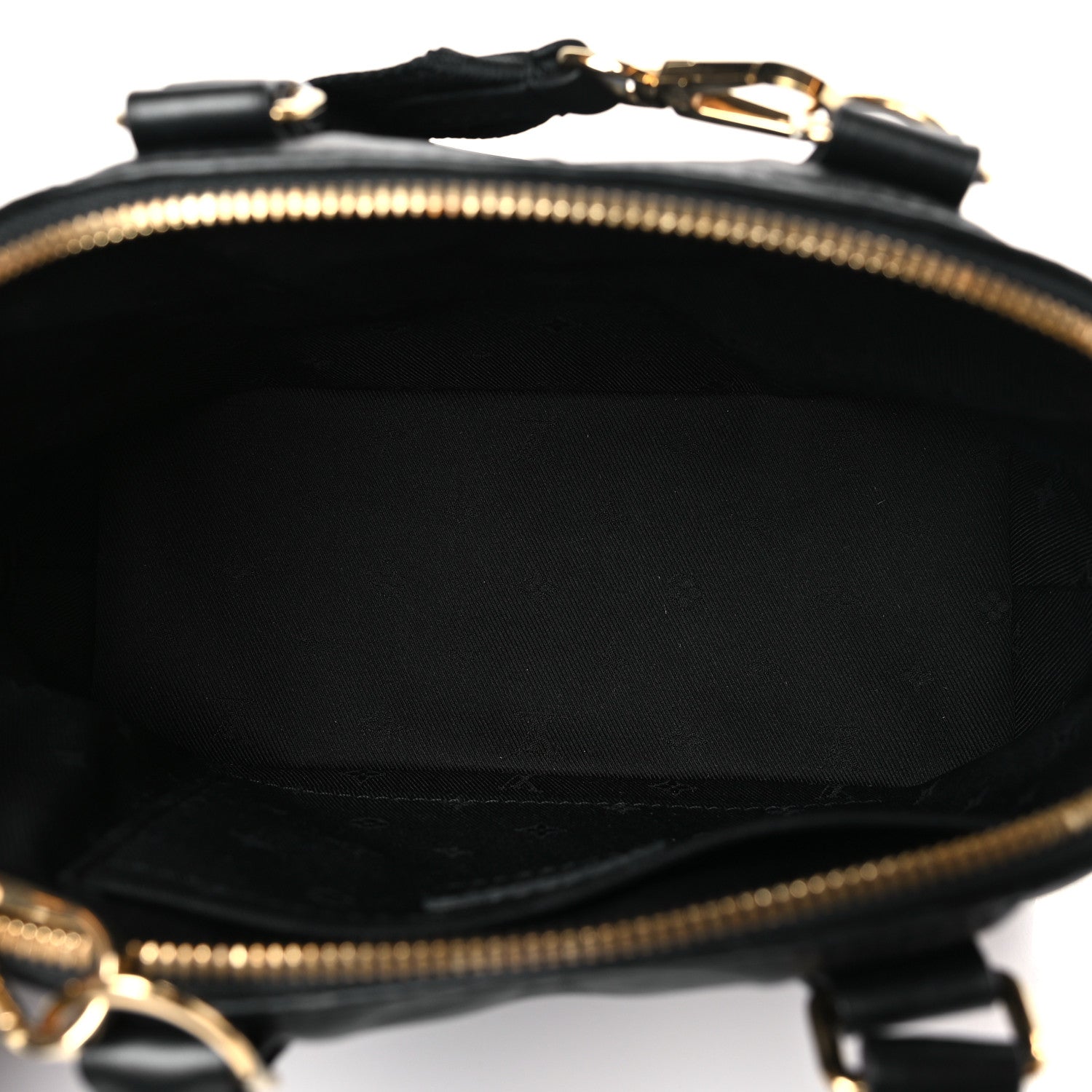 Louis Vuitton Calfskin Bubblegram Alma BB Black 5 of 8