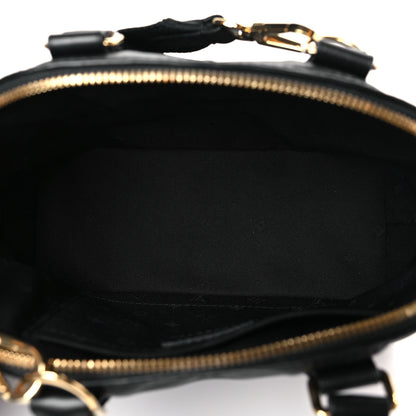 Louis Vuitton Calfskin Bubblegram Alma BB Black 5 of 8