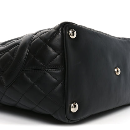 Chanel Calfskin Quilted Large Cambon Tote Black 9 of 10