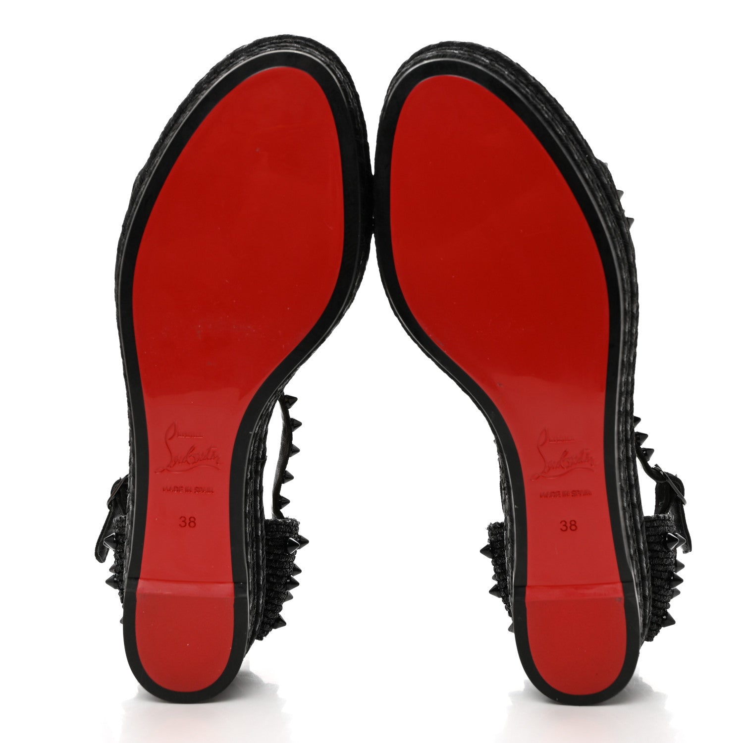 Christian Louboutin Nappa Madmonica 60 Platform Sandals 38 Black 5 of 8