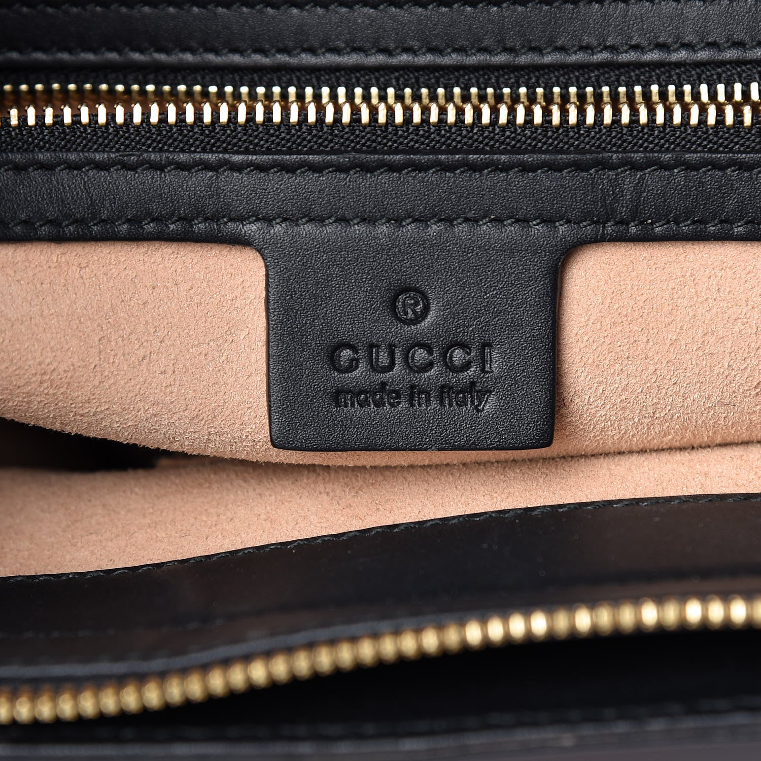 Gucci Suede Patent GG Web Medium Ophidia Top Handle Chain Blue Black 6 of 16
