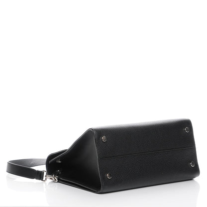 Christian Dior Grained Calfskin Medium Diorever Flap Black 4 of 7