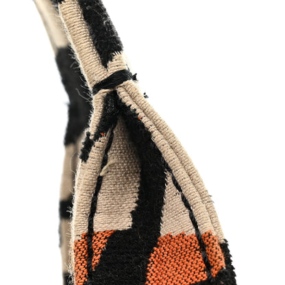Marc Jacobs Cotton Canvas Zebra Tiger Print Mini The Traveler Tote Bag 15 of 16