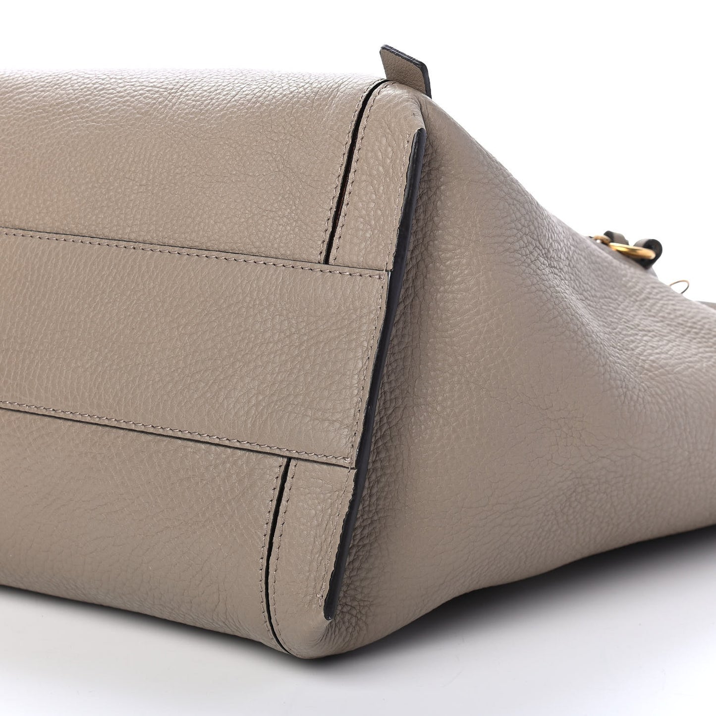 Smooth Calfskin Medium Milo Shopping Tote Motty Grey
