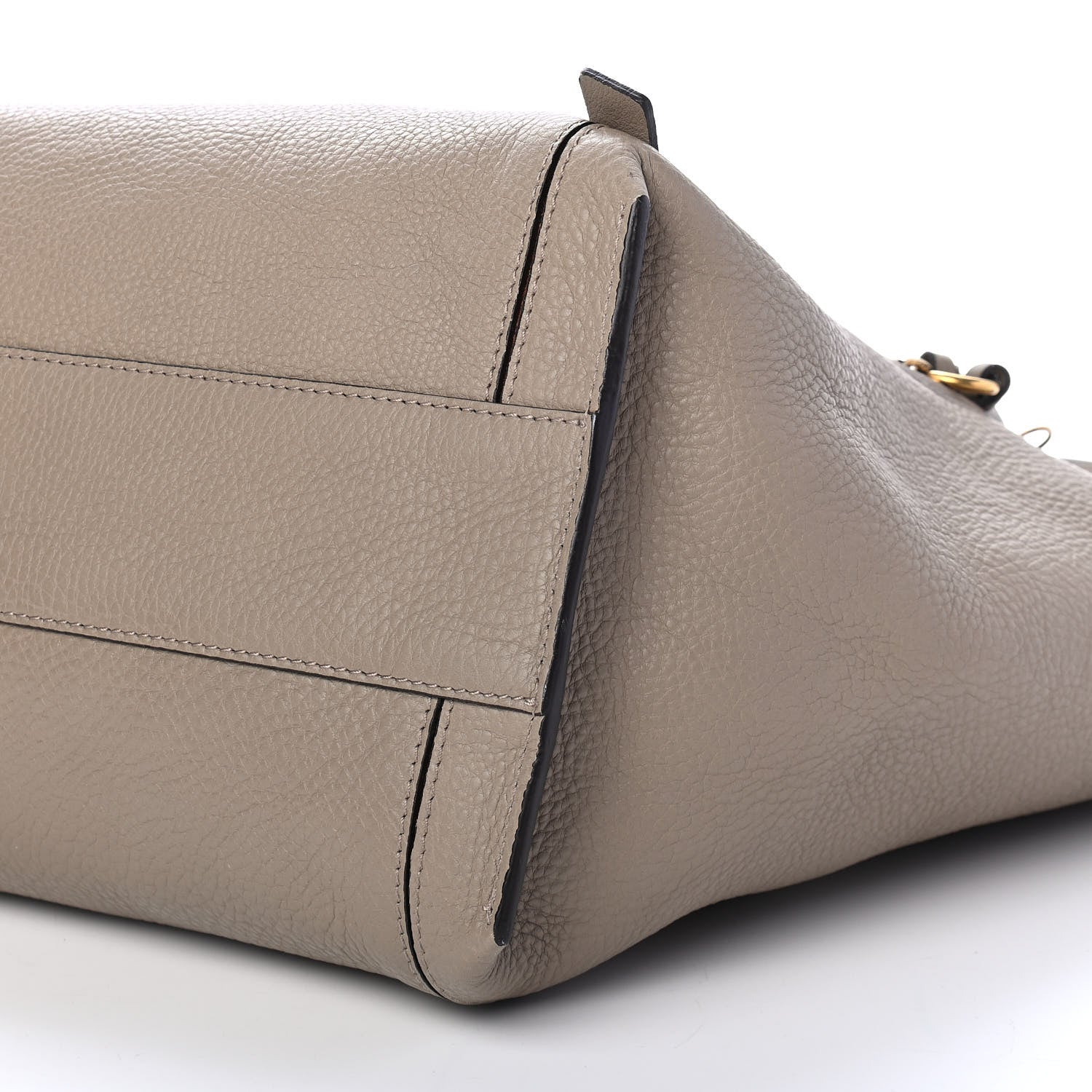 Chloe Smooth Calfskin Medium Milo Shopping Tote Motty Grey 9 of 9