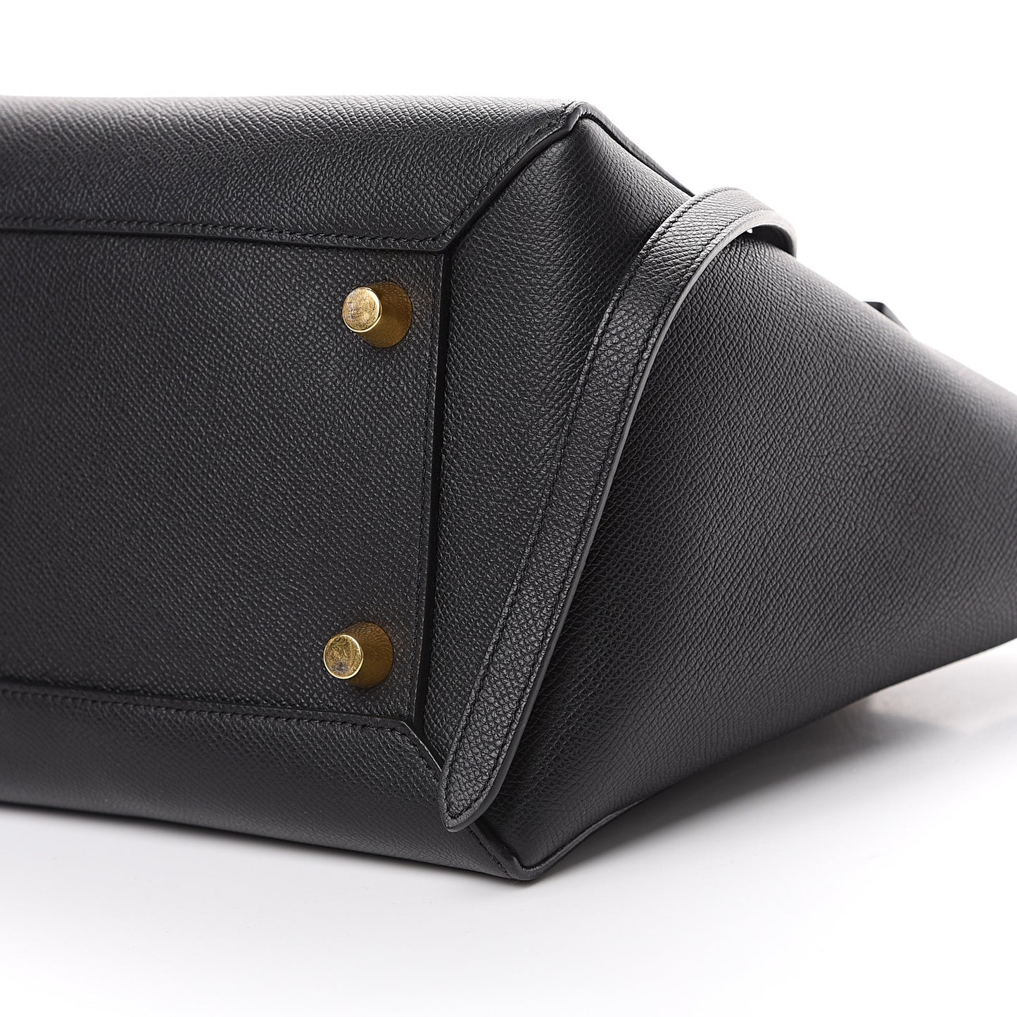 Grained Calfskin Mini Belt Bag Black