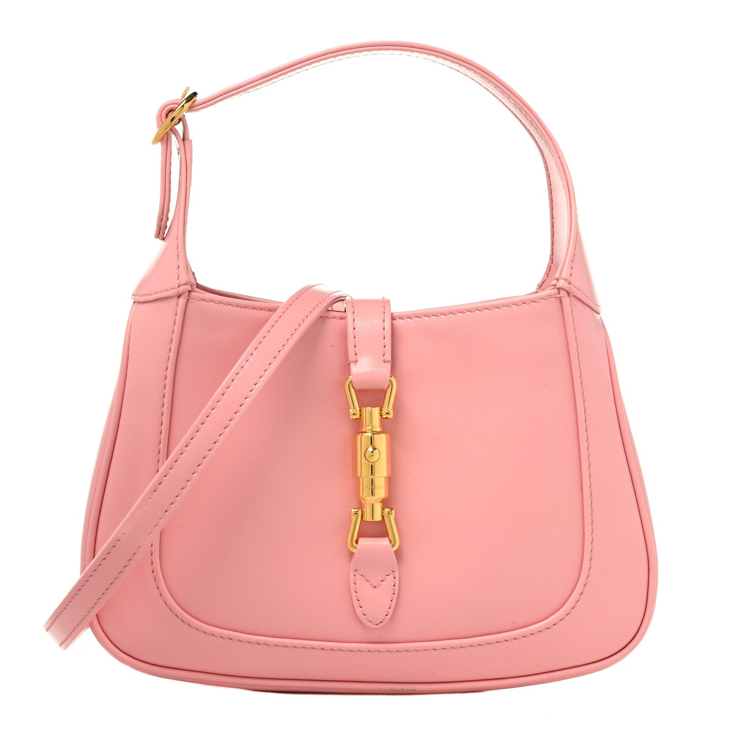 Gucci Boarded Dyana Lux Calfskin Mini Jackie 1961 Hobo Wild Rose 1 of 9