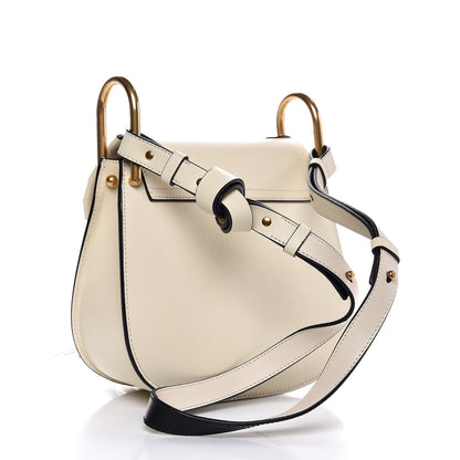 Chloe Calfskin Small Hudson Shoulder Bag Lace White 3 of 6