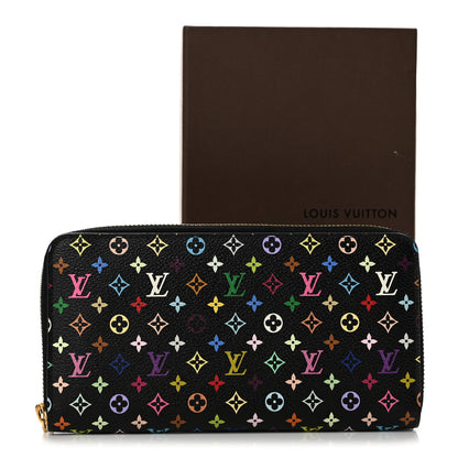 Louis Vuitton Monogram Multicolor Zippy Wallet Black Grenade 10 of 10